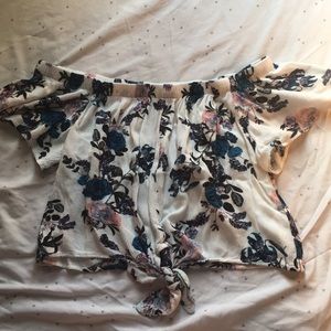 Floral crop top